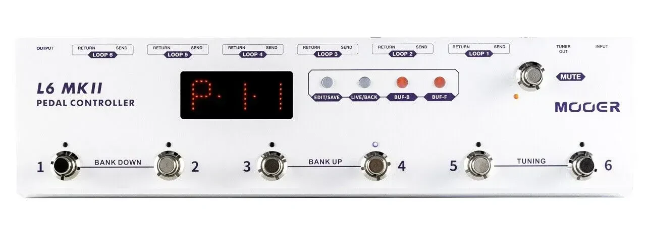 Петлевой коммутатор MOOER L6 MKII программируемый 6-канальный