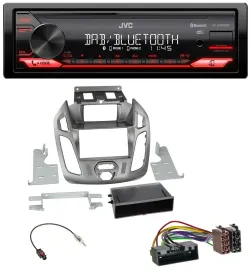 Автомагнитола для Ford Transit Connect JVC Bluetooth, USB, DAB, MP3, с дисплеем (2012–2018)