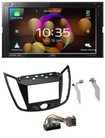 Автомагнитола для Ford Kuga (DM2, с 2013) JVC 2DIN DAB MP3 Bluetooth USB