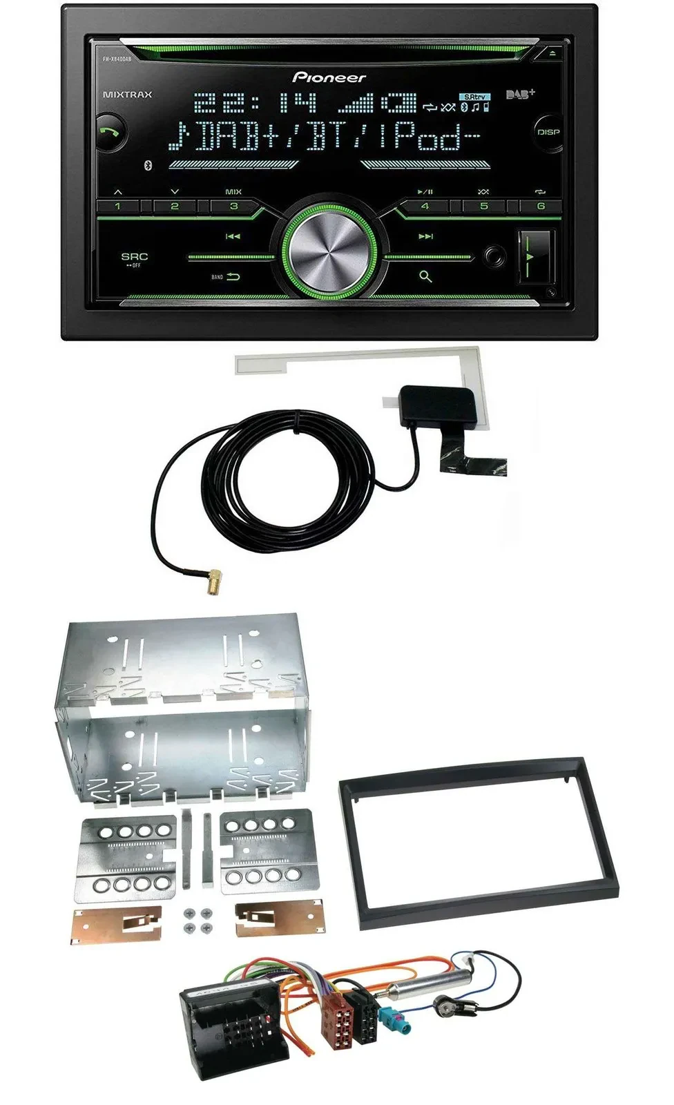 Pioneer CD USB MP3 Bluetooth 2DIN DAB Autoradio für Peugeot Expert 207 307 Partn