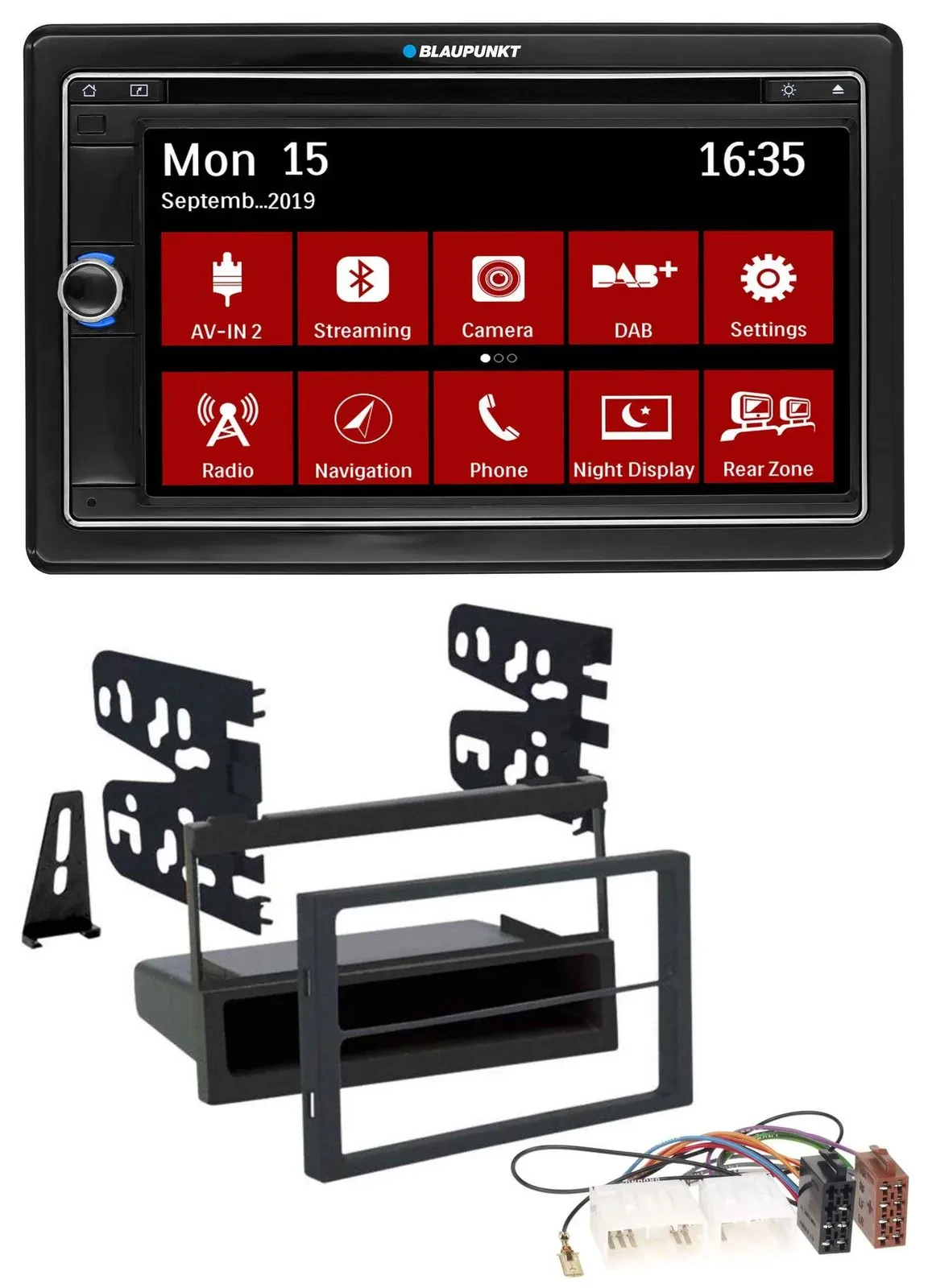 Blaupunkt Bluetooth DAB 2DIN USB DVD MP3 Autoradio für Mazda 626 99-02 MPV 96-99