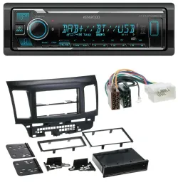 Kenwood Bluetooth MP3 DAB USB Autoradio für Mitsubishi Evo Lancer (ab 2008)