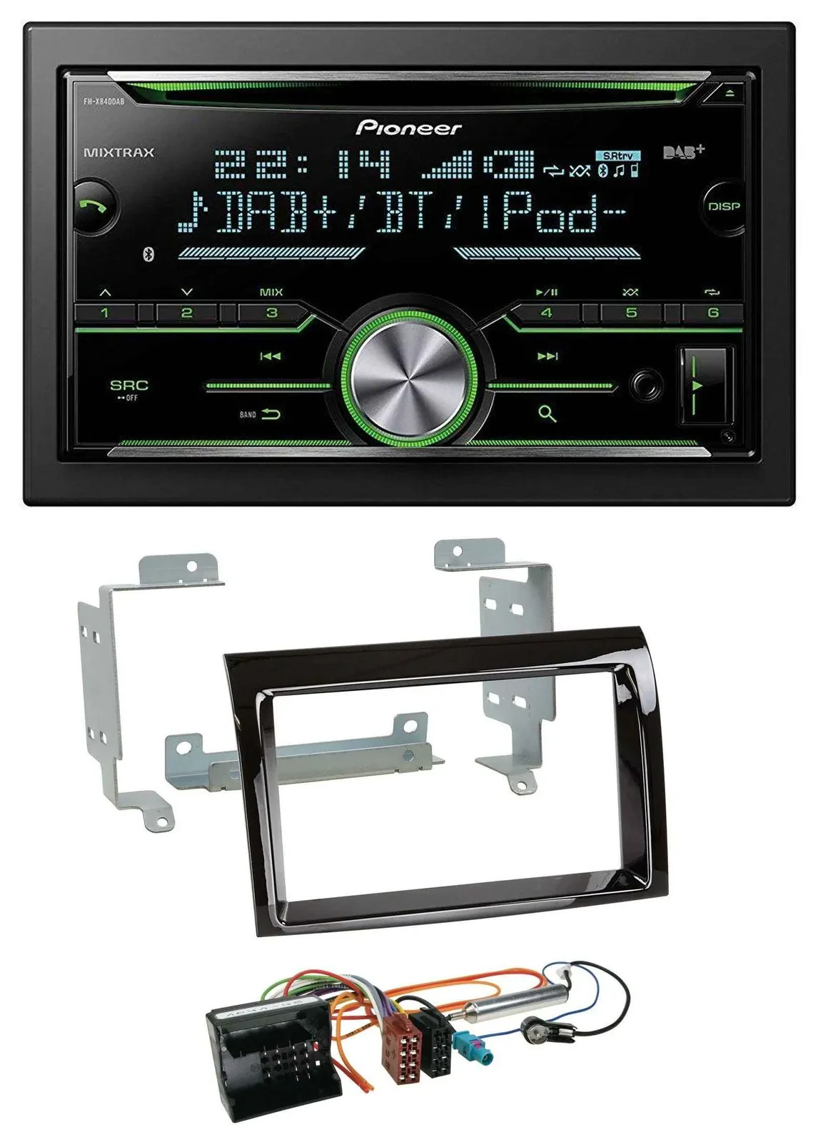Автомагнитола для Citroen Jumper 2006–2011 Pioneer 2DIN, Bluetooth, DAB, USB, CD, MP3