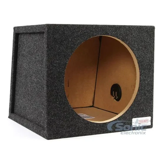 Atrend 12SAL 12" Hatchback Style Single Medium Sealed Subwoofer Enclosure Box