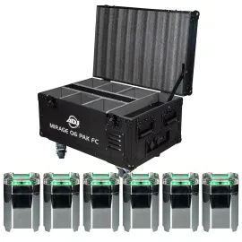 Светодиодный прибор American DJ MIRAGE Q6 PAK с кейсом (6 штук)
