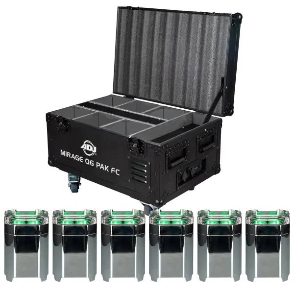 Светодиодный прибор American DJ MIRAGE Q6 PAK с кейсом (6 штук)