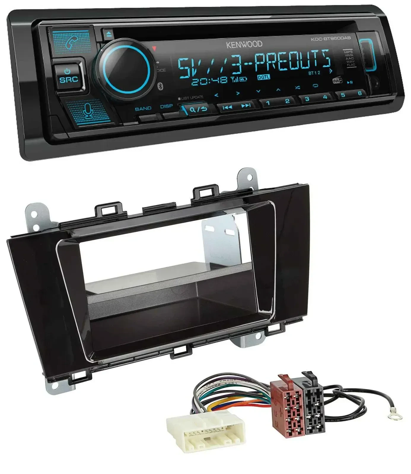 Автомагнитола для Subaru Outback (с 2015) Kenwood Bluetooth USB CD MP3 DAB