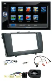 Blaupunkt SD USB TMC Bluetooth 2DIN Lenkrad Navigation für Toyota Avensis 2009-2