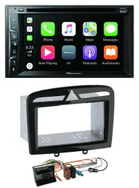 Pioneer MP3 USB DVD Bluetooth DAB 2DIN Autoradio für Peugeot 308 SW CC 09-14 sch