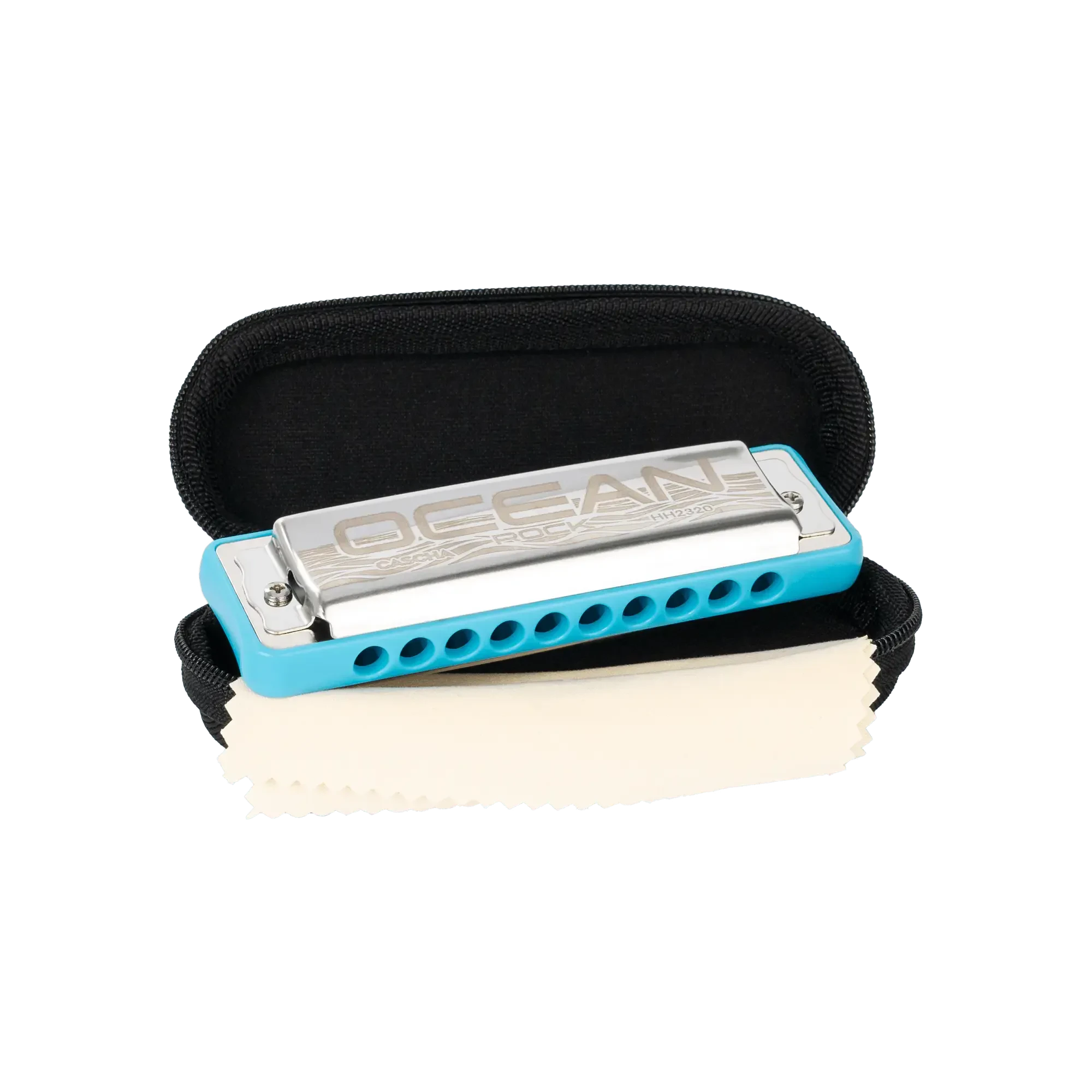 Губная гармошка Cascha HH-2324 Ocean Rock Blues G, синяя