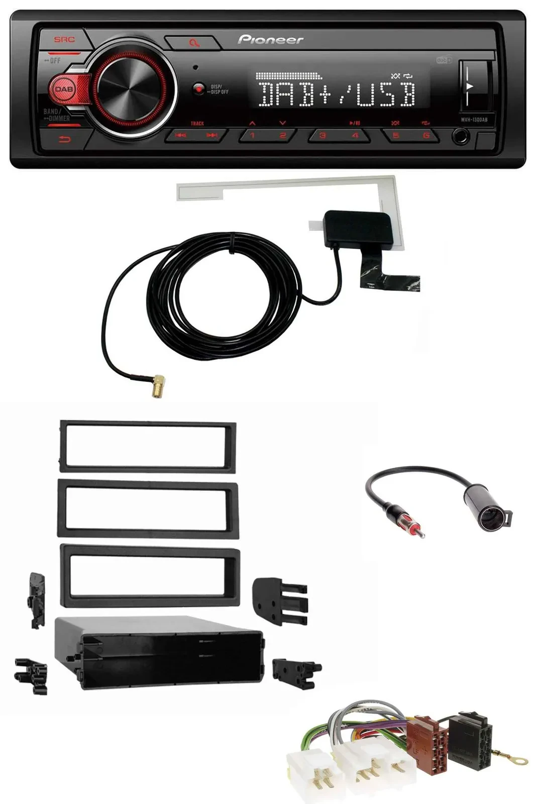 Pioneer 1DIN MP3 DAB USB AUX Autoradio für Nissan 200 SX 1994-1998 240 SX 1995-1