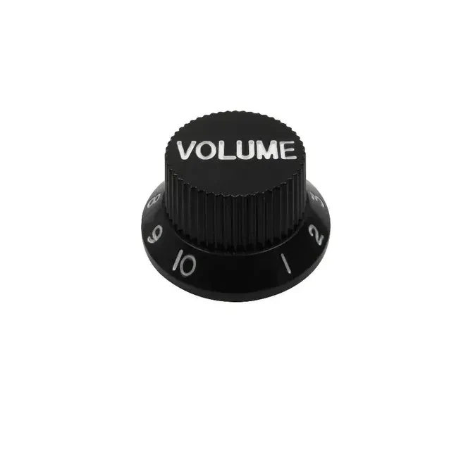 Ручка потенциометра для гитары FLEOR M00094-6 Black