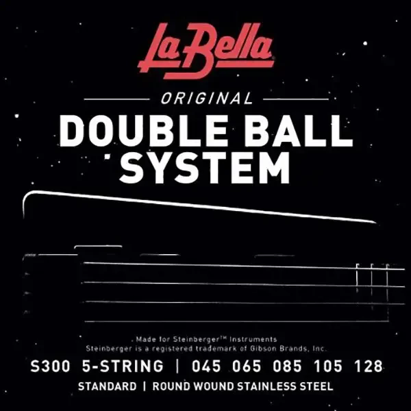 Комплект струн для 5-струнной бас-гитары La Bella S300 Double Ball