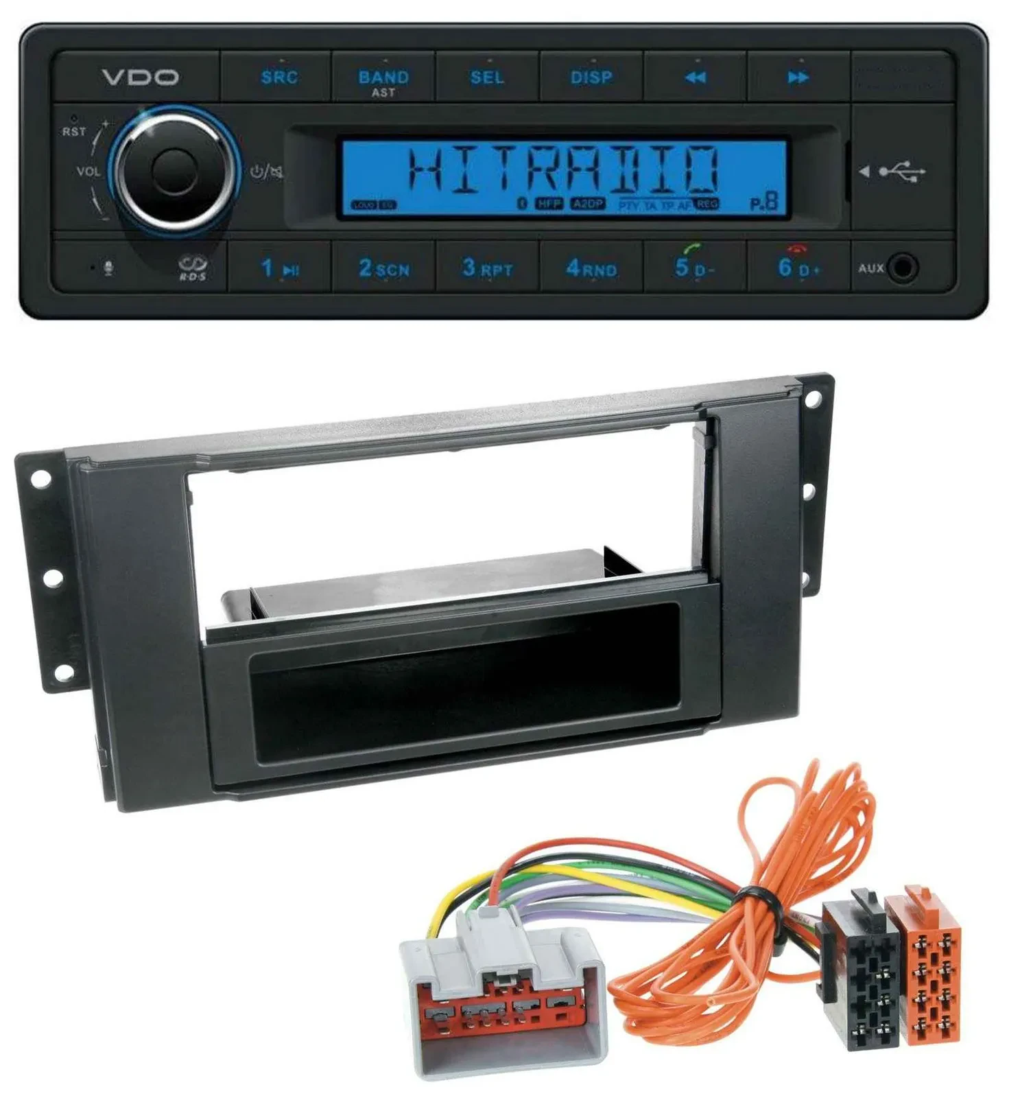 VDO AUX Bluetooth USB MP3 Autoradio für Land Rover Freelander 2011-2012