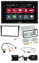 Blaupunkt DAB Bluetooth USB Lenkrad 2DIN Autoradio für Opel Tigra Corsa C Meriva