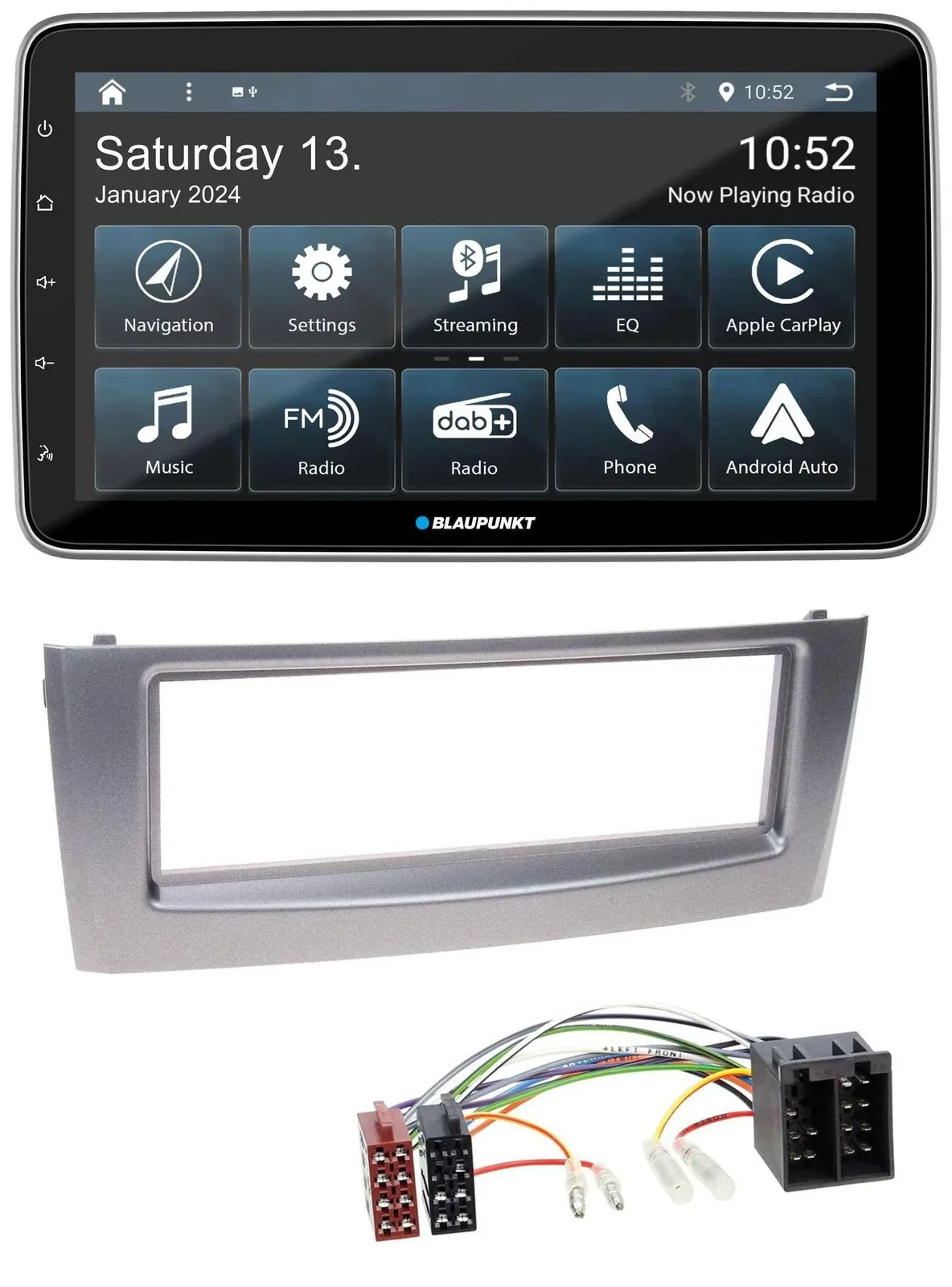 Blaupunkt USB DAB SD MP3 Bluetooth Autoradio für Fiat Punto Grande Punto ab 05 g
