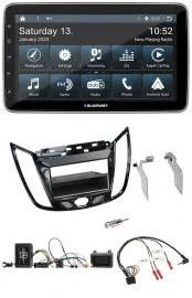 Blaupunkt USB DAB SD Lenkrad Bluetooth Autoradio für Ford C-Max Kuga Klavierlack