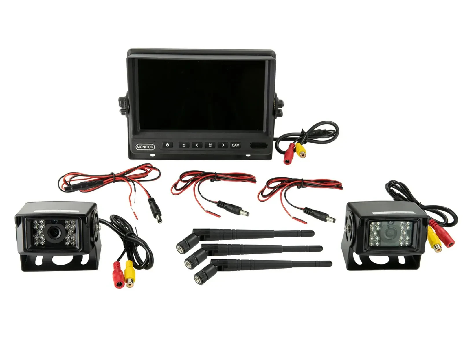 ACV 771000-6251 Rückfahrkamera Monitor Kit 7 Zoll 2x Kamera Video Transmitter