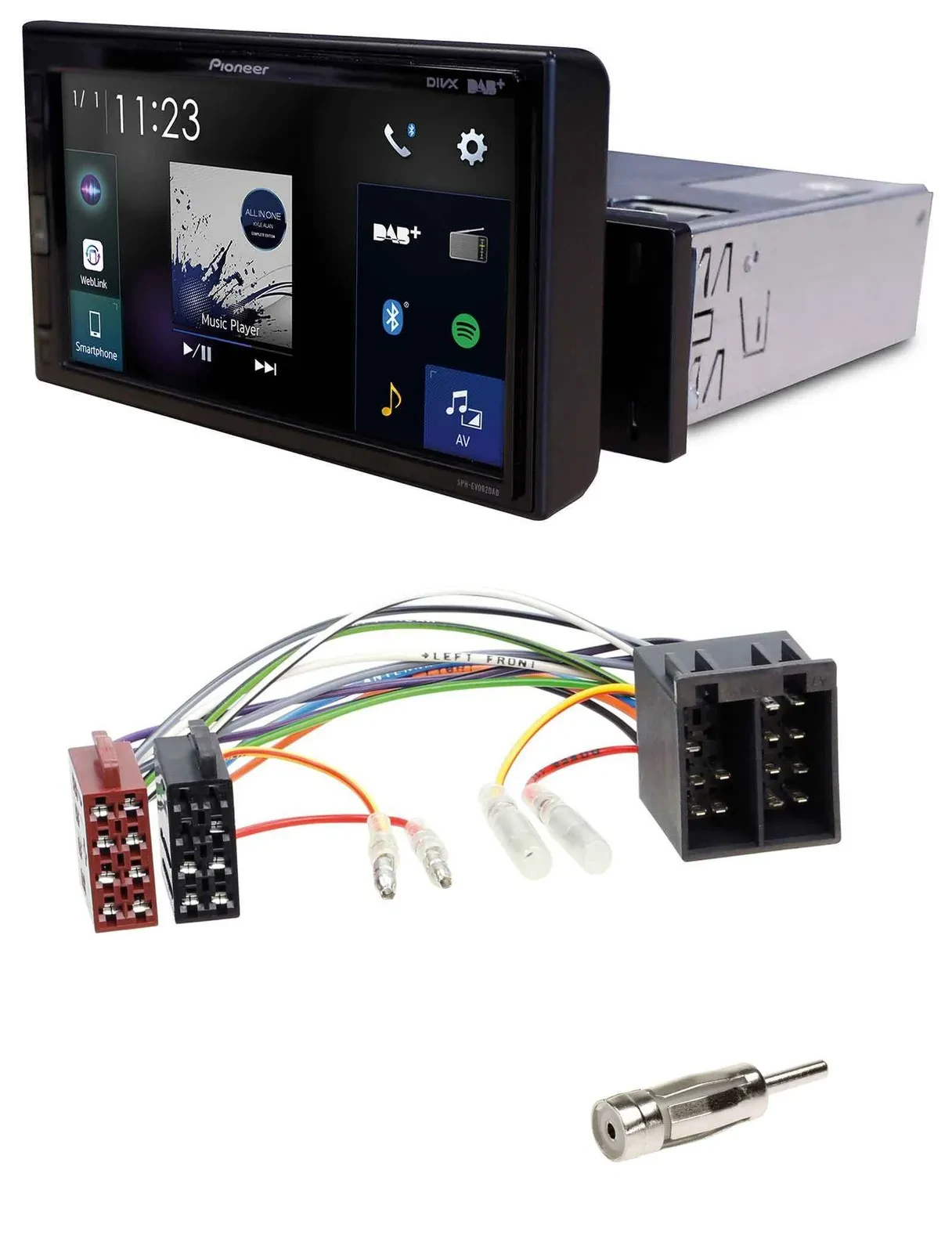 Pioneer DAB MP3 Bluetooth USB Autoradio für Porsche Boxster (1996-2004)