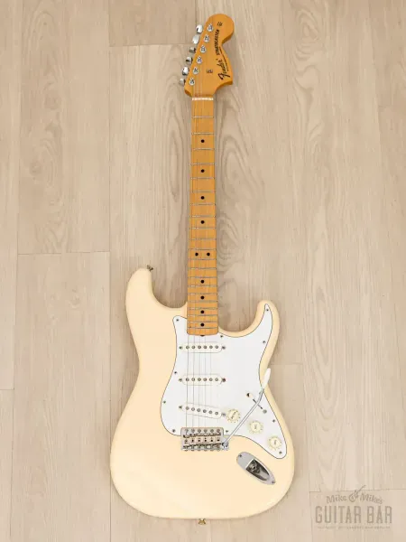 Электрогитара Fender Japan Exclusive Classic 1968 Stratocaster SSS Olympic White w/gigbag Japan 2015