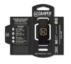 DTXL20 Демпфер гитарный, очень большой, черный, IBOX