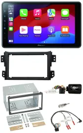 Pioneer Bluetooth 2DIN USB Lenkrad DAB Autoradio für Opel Agila B Suzuki Splash