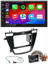 Kenwood MP3 USB DAB 2DIN Bluetooth Autoradio für Opel Insignia 08-13 schwarz
