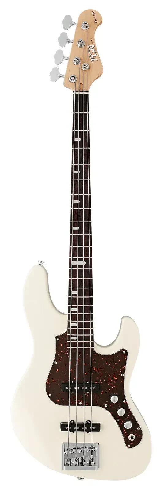 Бас-гитара FGN J-Standard Mighty Jazz Customized 4-струнная Old White