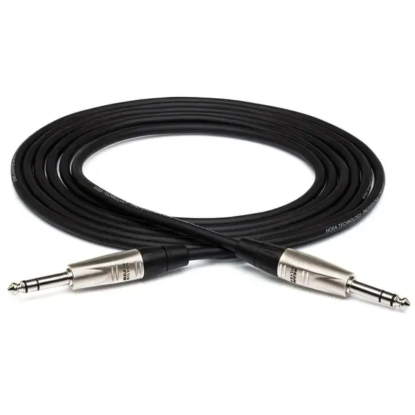 Коммутационный кабель Hosa 1.5' Pro Balanced 1/4" TRS Male to 1/4" TRS Male Interconnect Audio Cable