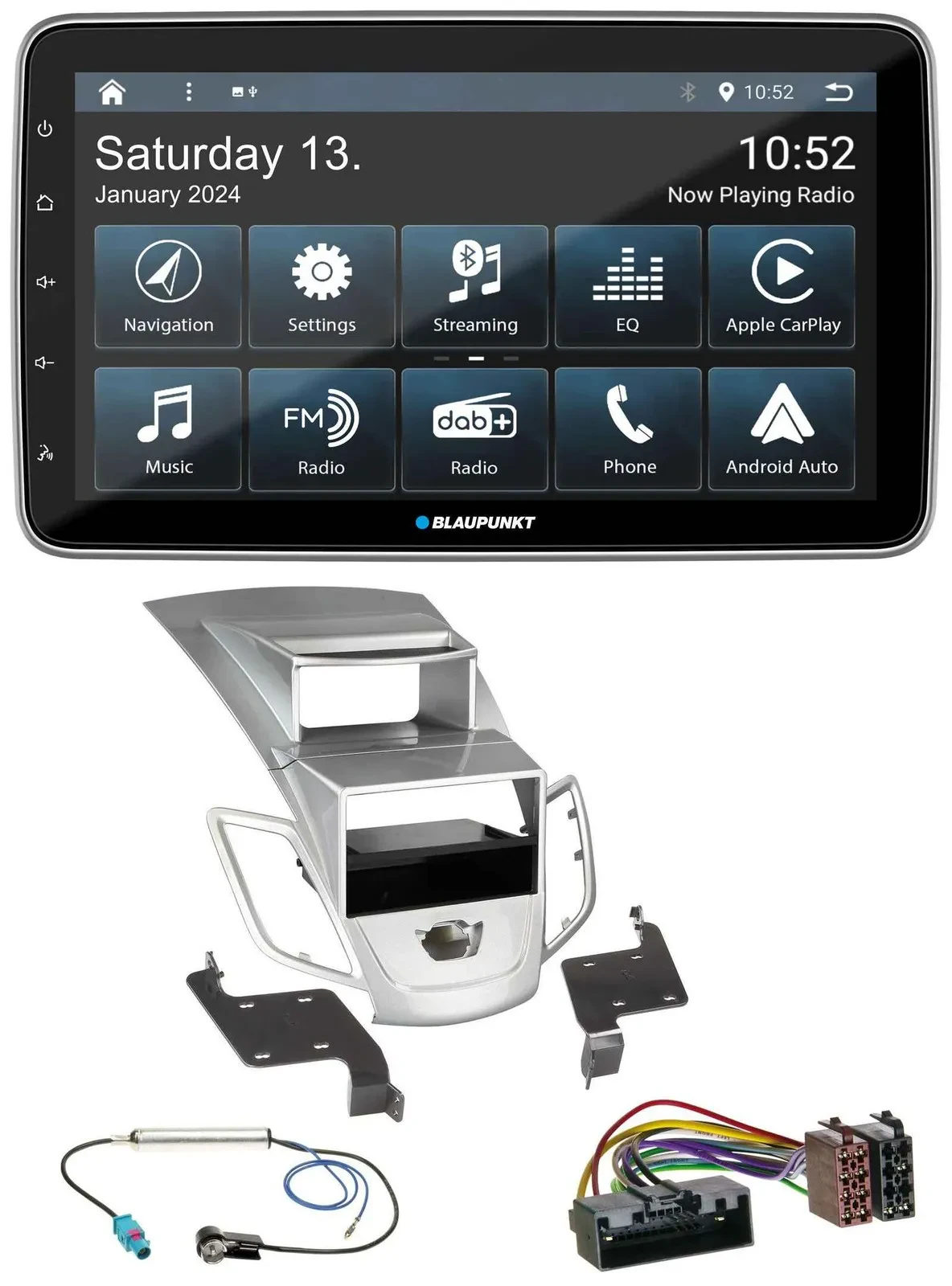 Blaupunkt USB DAB SD MP3 Bluetooth Autoradio für Ford Fiesta Display 10-17 silbe