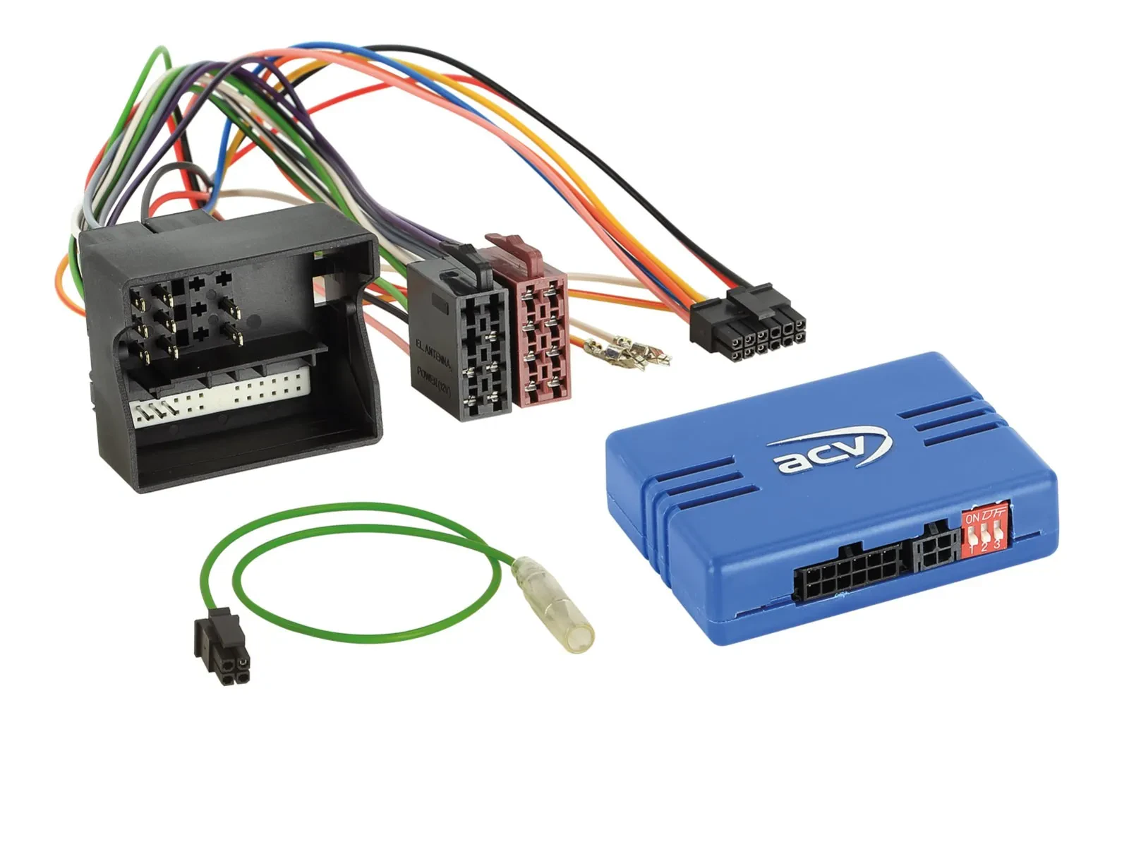 ACV CAN-Bus- Lenkradadapter für Mercedes E SLK CLS Quadlock JVC Kenwood 42-1190-