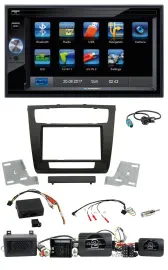 Blaupunkt 2DIN Bluetooth TMC USB Lenkrad SD Navigation für BMW 1er Aktiv PDC aut