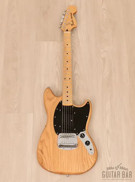 Электрогитара Fender Ben Gibbard Mustang SS Natural w/gigbag Mexico 2021