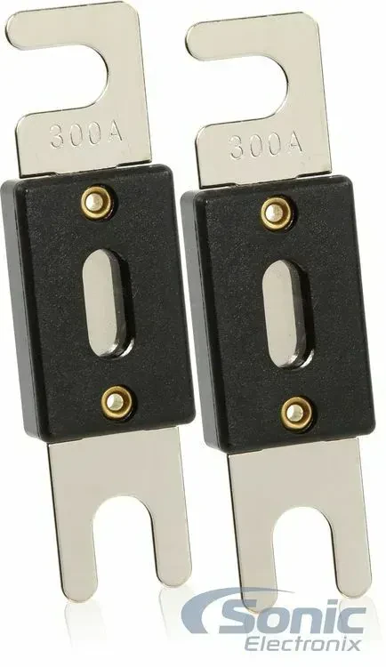 Belva BANL300 2 Pack of 300 Amp Nickel-Plated ANL Fuses