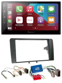 Pioneer USB MP3 DAB 2DIN Bluetooth Autoradio für Audi A3 8P 03-06 Aktivsystem IS