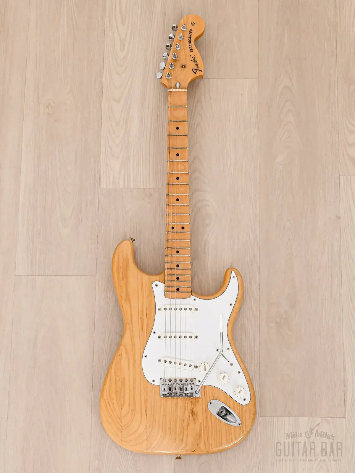 Электрогитара Fender Stratocaster 1971 Vintage Reissue ST71CJ SSS Natural w/gigbag Japan 2007
