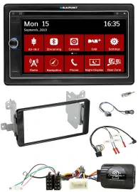 Blaupunkt Bluetooth DAB 2DIN USB DVD Lenkrad Autoradio für Mitsubishi ab 2012 Ou