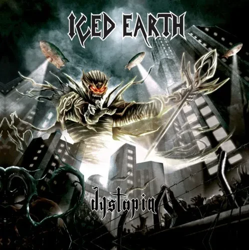 Виниловая пластинка Iced Earth - Dystopia [New Vinyl LP] Black, Colored Vinyl, Ltd Ed, Red, 3D