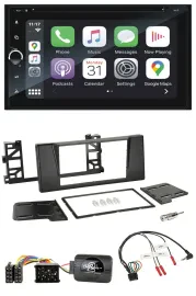 Blaupunkt DAB Lenkrad TMC Bluetooth USB 2DIN Navigation für BMW 5er E39 1997-200