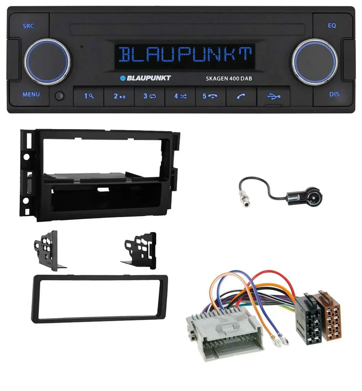 Автомагнитола для Buick Enclave 2008–2012, Lucerne 20 Blaupunkt DAB, USB, Bluetooth, MP3