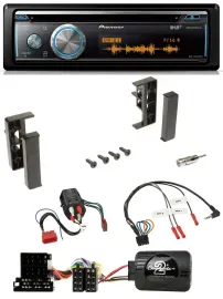 Pioneer Lenkrad DAB USB CD Bluetooth Autoradio für Audi A3 A4 A6 99-00 BOSE-Voll