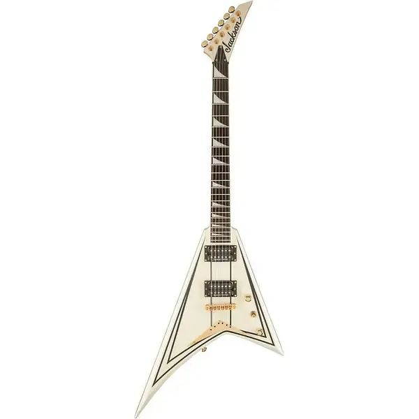 Электрогитара Jackson Rhoads RRT Pro Ivory with Black Pinstripes