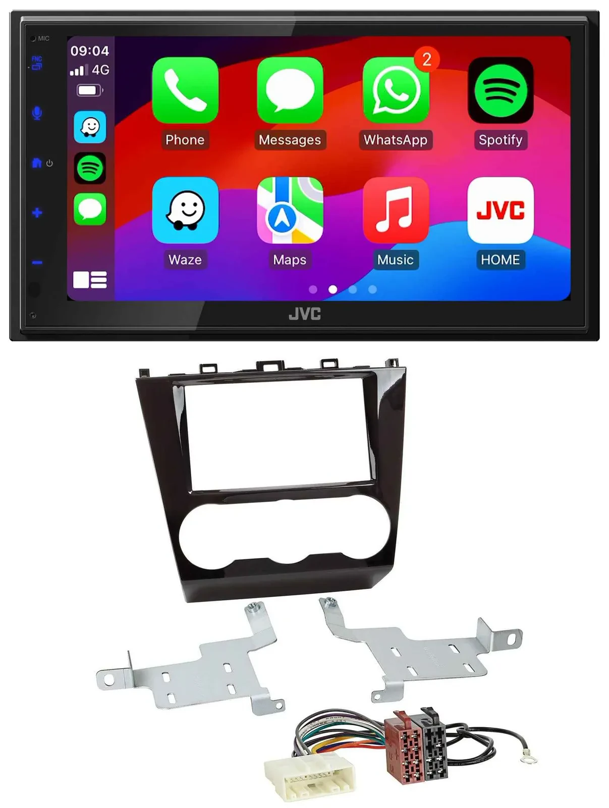 JVC Bluetooth 2DIN MP3 DAB USB Autoradio für Subaru Forester ab 2015