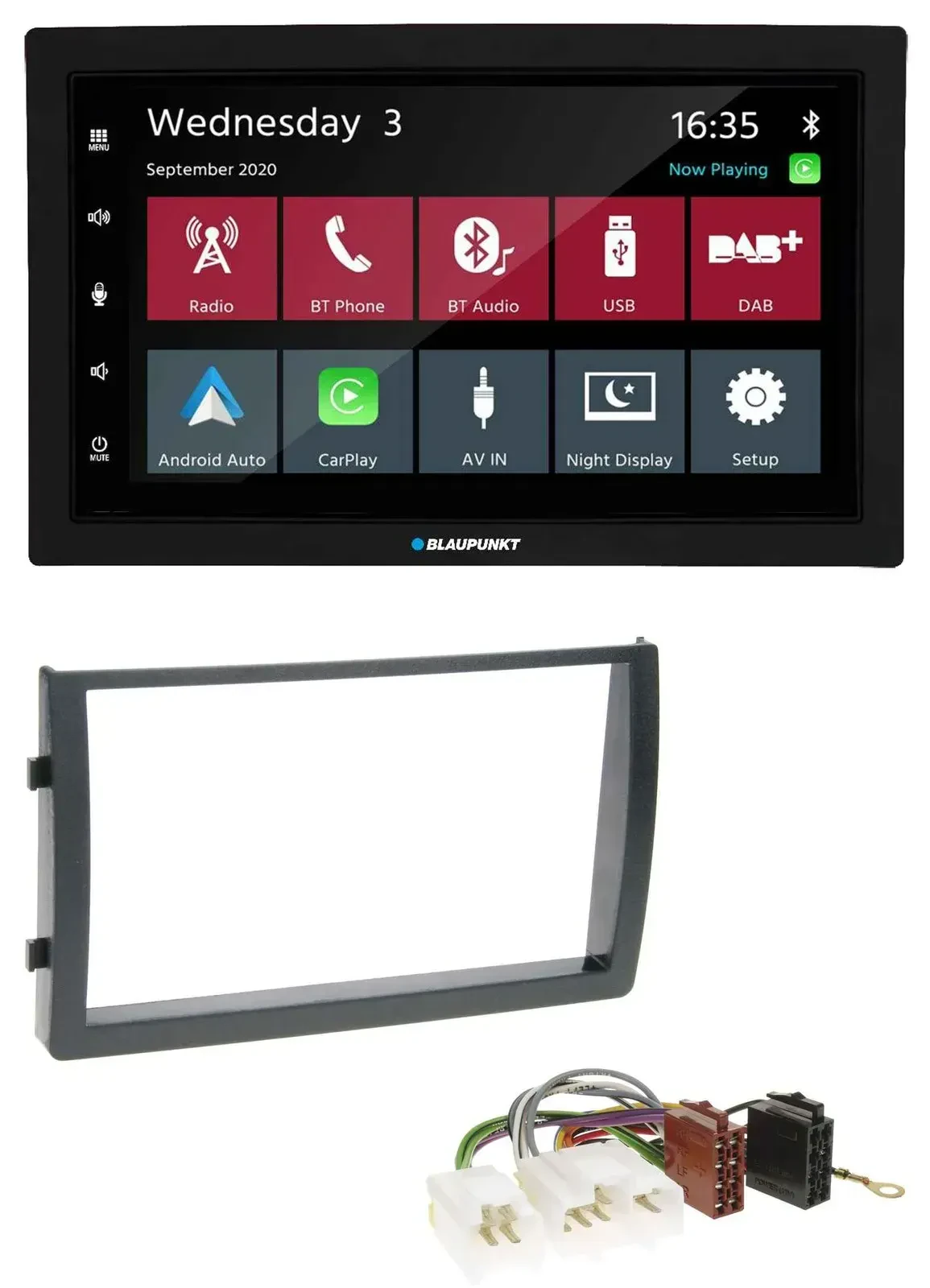 Blaupunkt DAB Bluetooth USB MP3 2DIN Autoradio für Nissan Altima 2005-2006