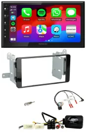 Kenwood Lenkrad USB DAB 2DIN Bluetooth Autoradio für Mitsubishi L200 ab 10/2015
