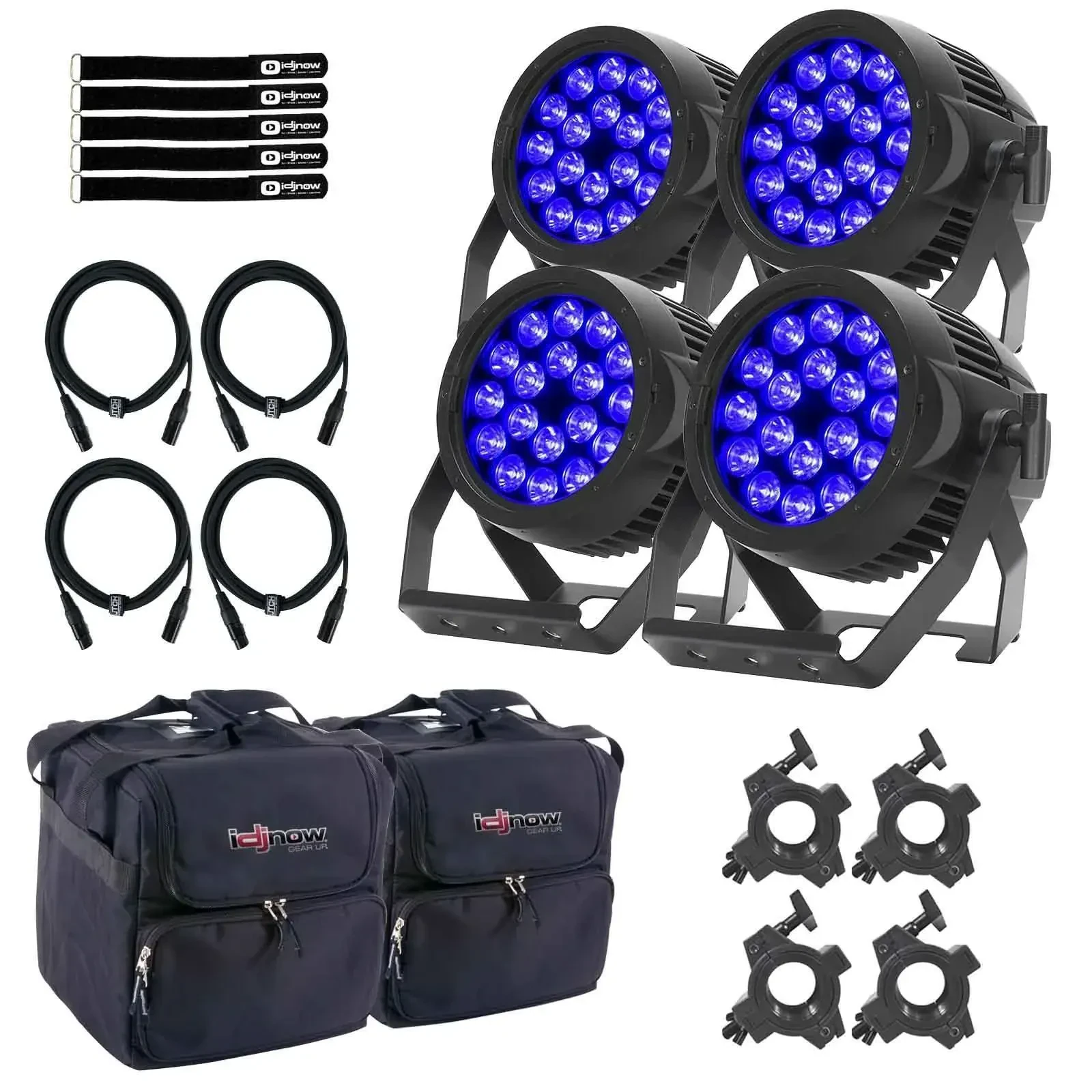 Светодиодный прибор American DJ ENCORELP18IP с аксессуарами (4 штуки)