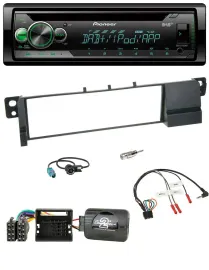 Автомагнитола для BMW 3 Series E46 (2001–2007) Pioneer USB/MP3/DAB, CD, поддержка кнопок на руле, Quadlock