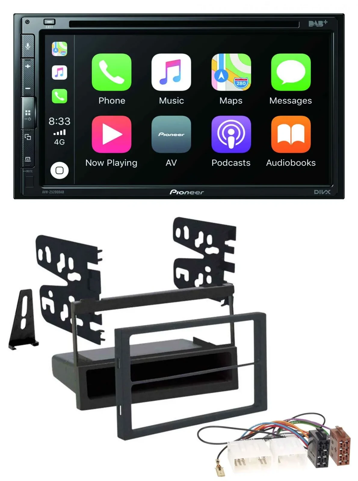 Pioneer DVD 2DIN MP3 DAB Bluetooth USB Autoradio für Mazda 626 99-02 MPV 96-99 M