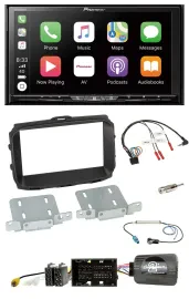Pioneer 2DIN Lenkrad USB DAB DVD Bluetooth Autoradio für Alfa Giulietta 2013-202