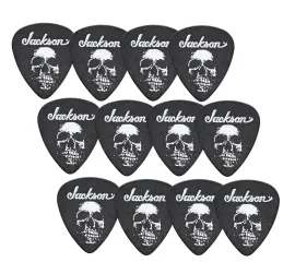 Медиаторы Jackson 451 Skull Delrin Heavy 1.0 (12 штук)